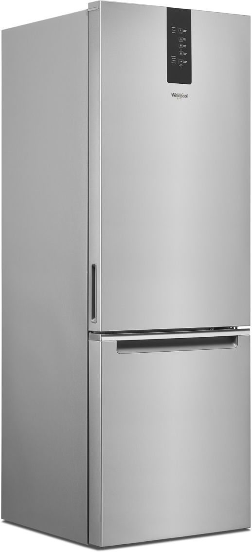 Whirlpool® 12.9 Cu. Ft. Fingerprint-Resistant Stainless Bottom Freezer Refrigerator 1