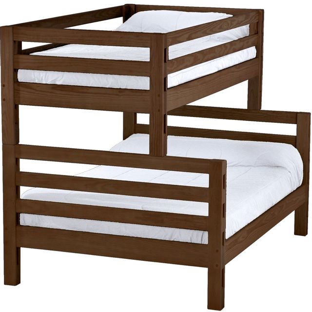 Crate Designs™ Brindle Twin Over Full Ladder End Bunk Bed
