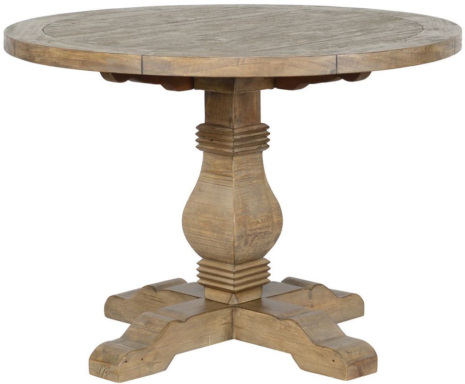 Classic Home Caleb Brown 42" Round Dining Table