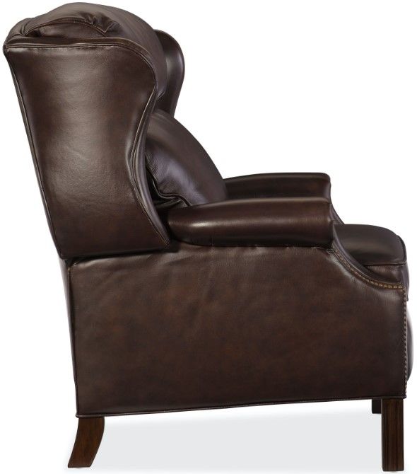Hooker® Furniture Finley All Leather Recliner-2