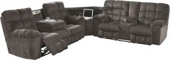 Signature Design by Ashley® Acieona 3-Piece Slate Reclining Sectional with Drop-Down Tables