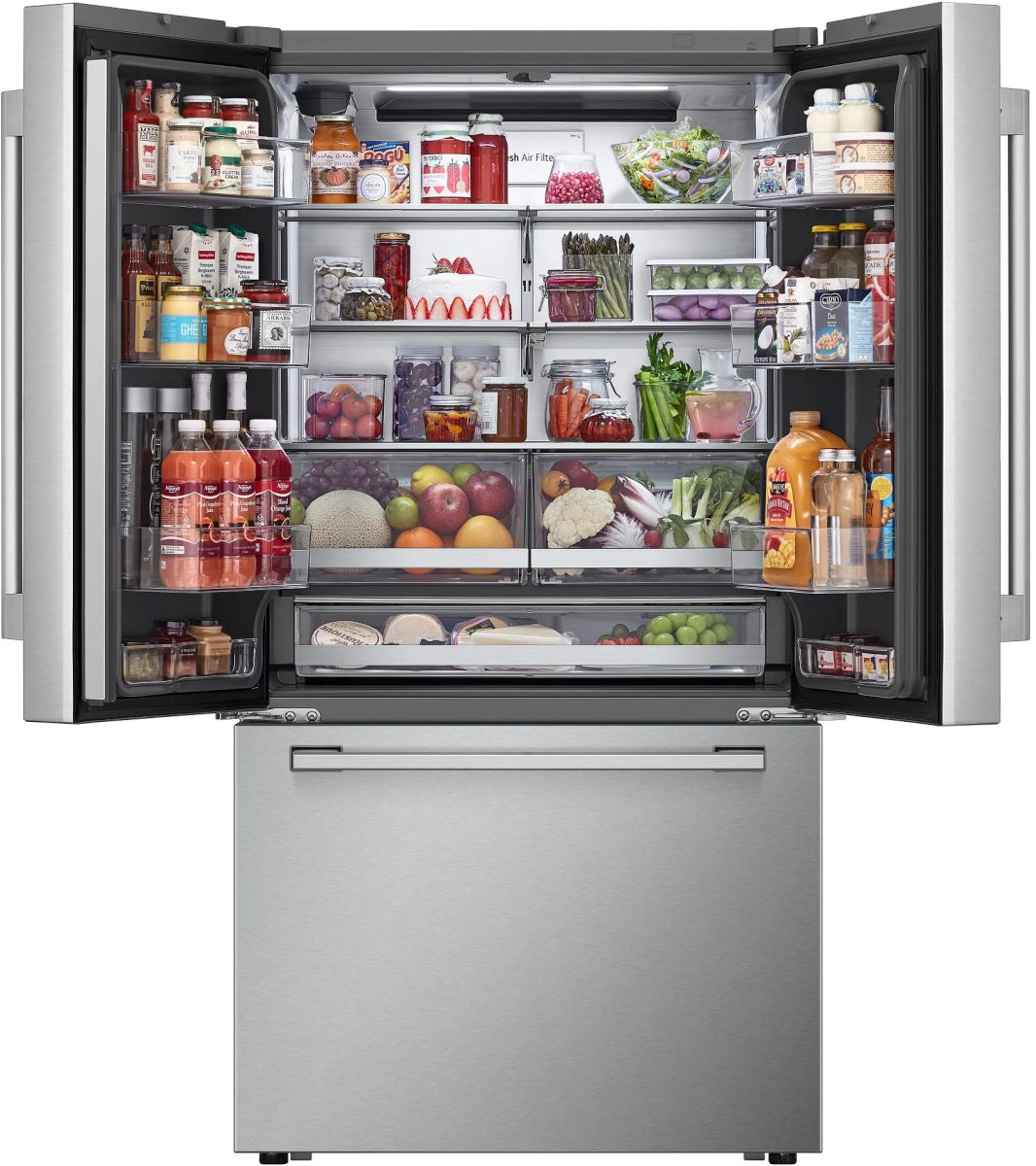 LG Black Stainless Steel Counter Depth Refrigerator: Sleek And Space-Saving