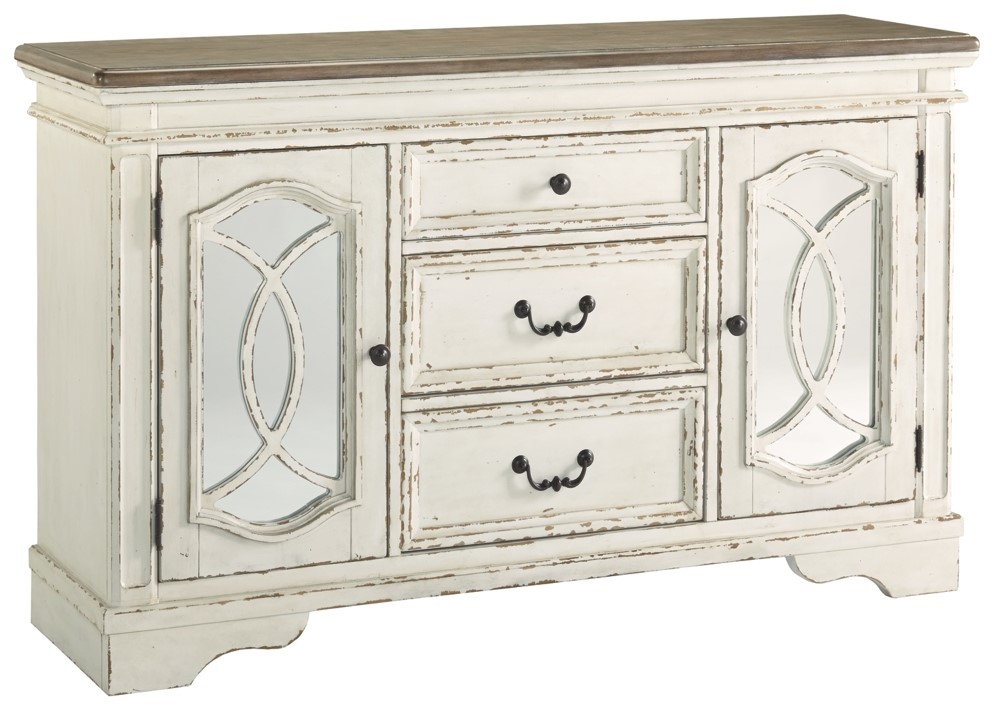 Signature Design by Ashley® Realyn Chipped White Dining Room Server
