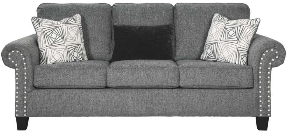 Benchcraft® Agleno Charcoal Sofa