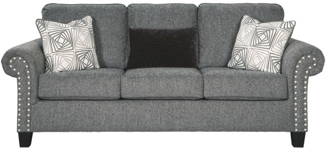 Benchcraft® Agleno Charcoal Sofa-0