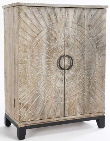 Classic Home Vivienne Taupe Bar Cabinet