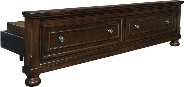 Millennium® by Ashley® Porter Rustic Brown King Sleigh Bed 12