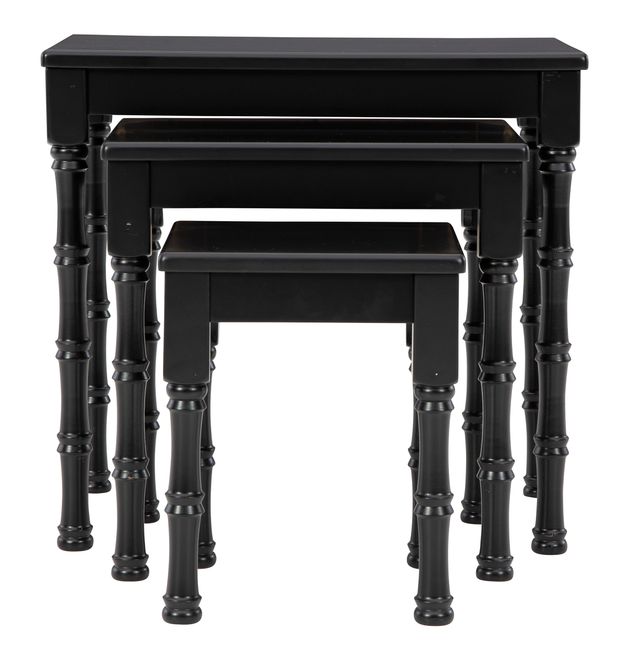 Signature Design by Ashley® Dasonbury Set of 3 Black Accent Table-1