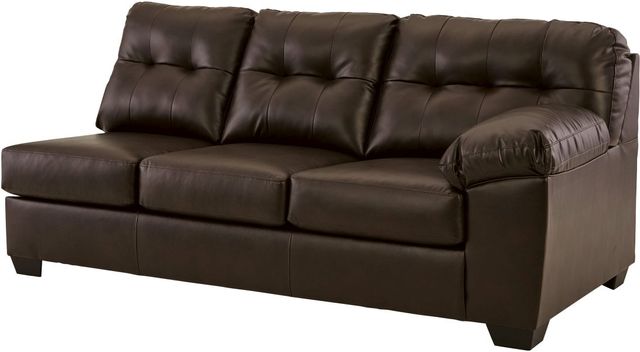 Signature Design by Ashley® Donlen 2-Piece Chocolate Sectional with Chaise 2