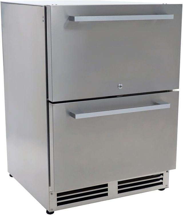 Avanti® Elite Series 5.2 Cu. Ft. Stainless Steel Outdoor Refrigerator Drawers-1