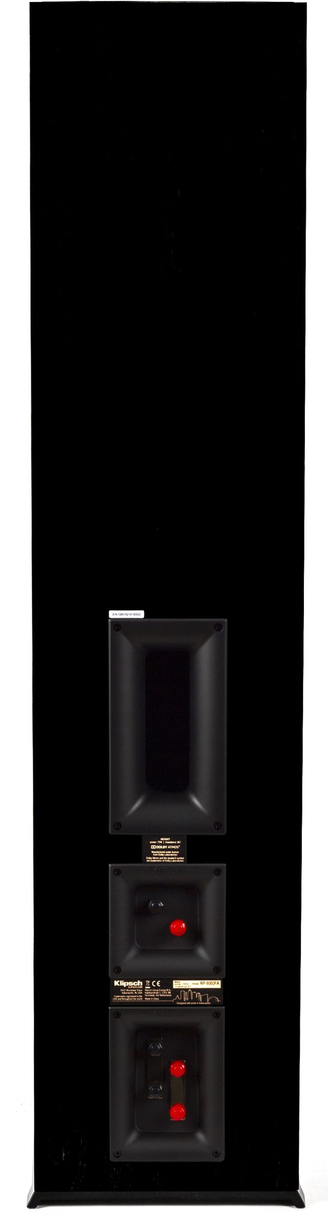 Klipsch® Reference Premiere Piano Black RP-8060FA Floorstanding Speaker 2