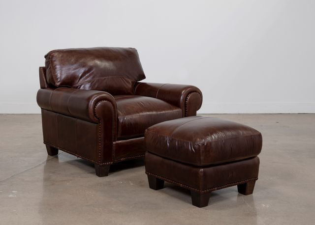 Soft Line Splendor Tan All Leather Chair-2