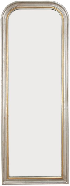 Zeugma Imports Silver and Gold Floor Length Mirror