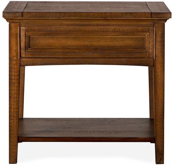 Magnussen Home® Bay Creek Toasted Nutmeg End Table 4