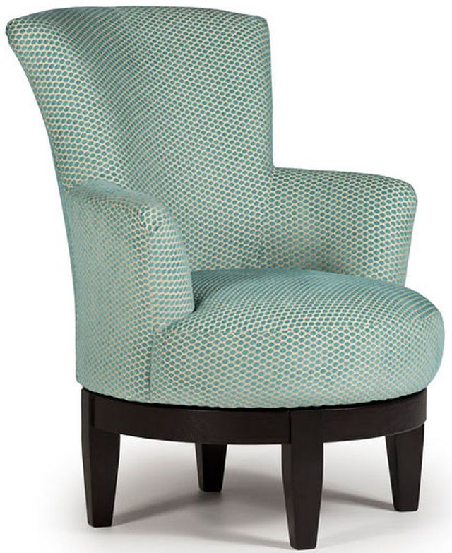 Best Home Furnishings Justine Espresso Swivel Chair 4