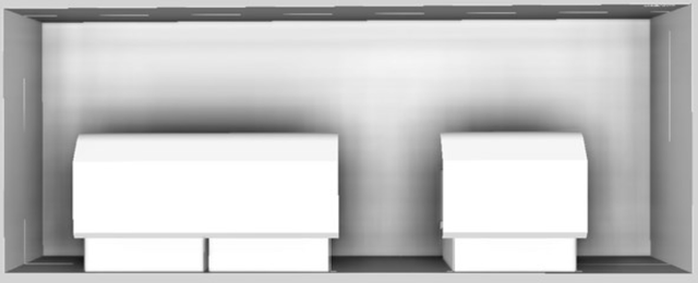 Vent-A-Hood® 54" White Contemporary Wall Mounted Range Hood 3