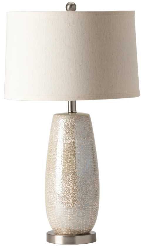 Crestview Collection Melrose Textured Silver Table Lamp-0