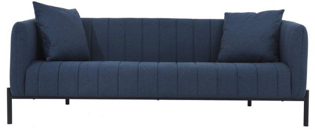 Moe's Home Collection Jaxon Dark Blue Sofa 1