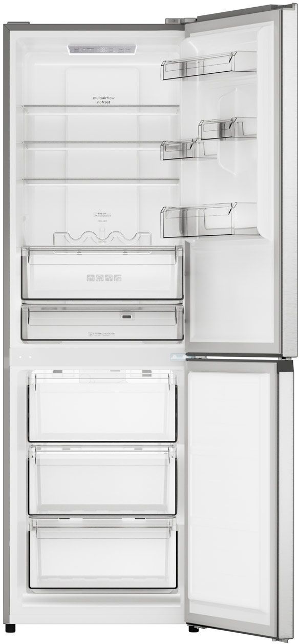 Sharp® 11.5 Cu. Ft. Fingerprint Resistant Stainless Steel Counter Depth Bottom Freezer Refrigerator 3