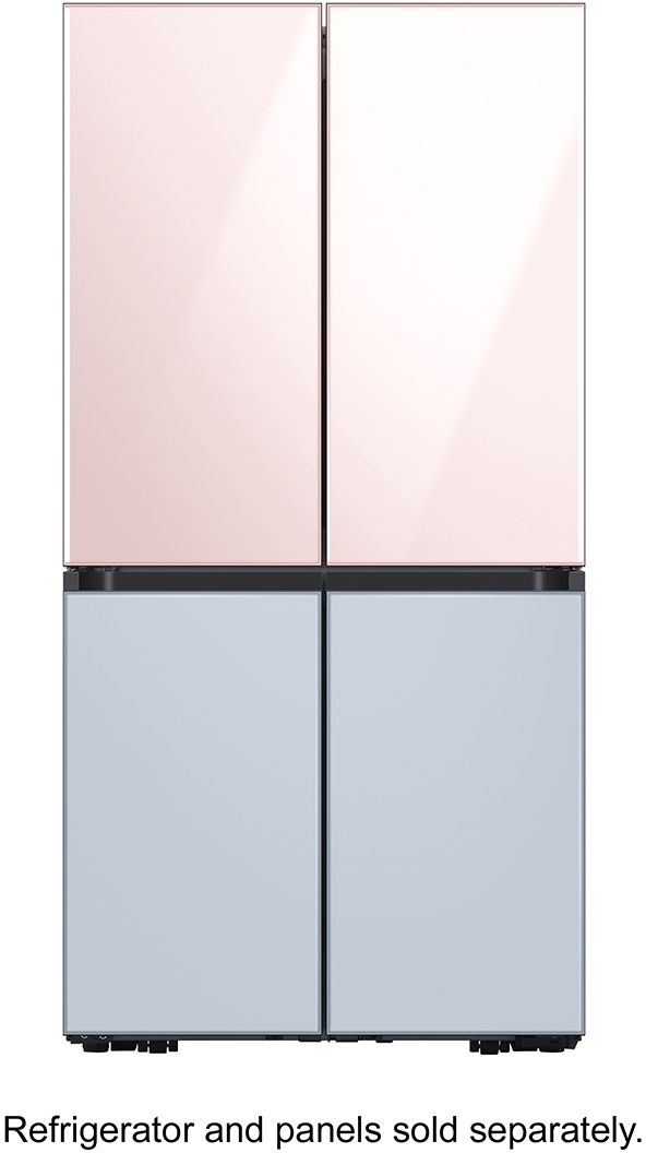 Samsung BESPOKE Rose Pink Glass Refrigerator Top Panel-3