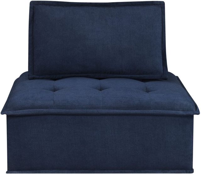 Elements International Paxton 5-Piece Navy Modular Seating Sectional-2