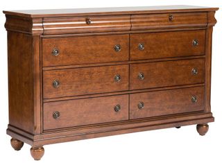 Liberty Furniture Rustic Traditions Rustic Cherry 8 Drawer Dresser