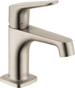Axor Citterio Brushed Nickel 1.2GPM M Single-Hole Faucet, Small