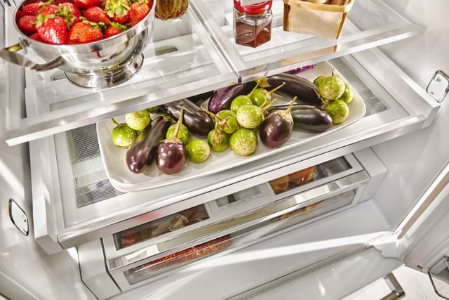KitchenAid® 27 Cu. Ft. Stainless Steel with PrintShield™ Finish French Door Refrigerator 28