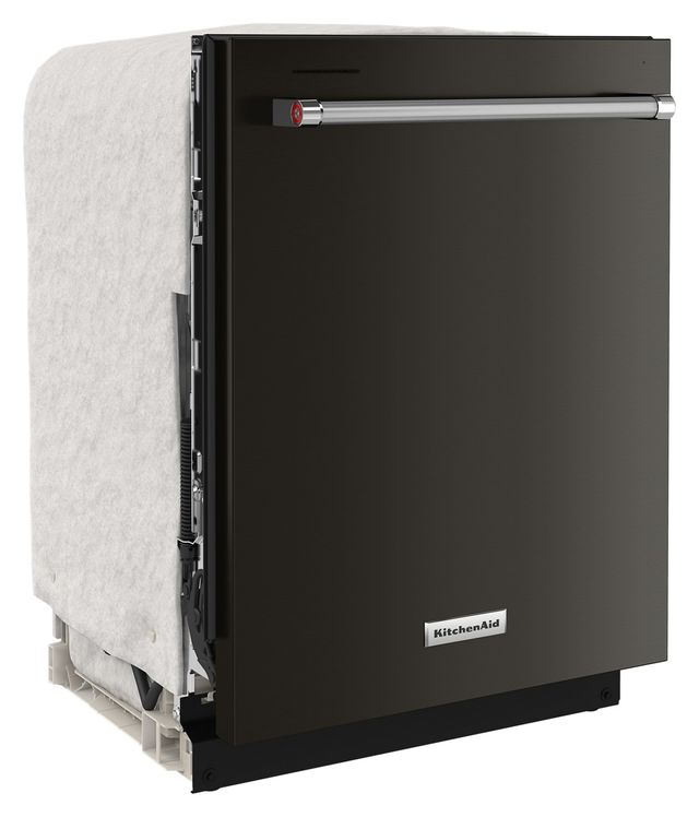 KitchenAid® 24" PrintShield™ Black Stainless Steel Built In Dishwasher 1