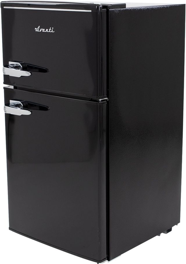 Avanti 18 in. 3.0 cu. ft. Mini Fridge with Freezer Compartment - Black