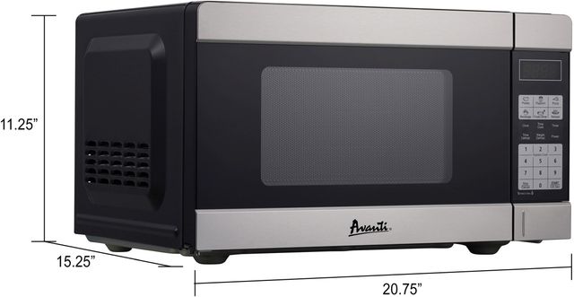 Avanti® 1.1 Cu. Ft. Stainless Steel Countertop Microwave 6