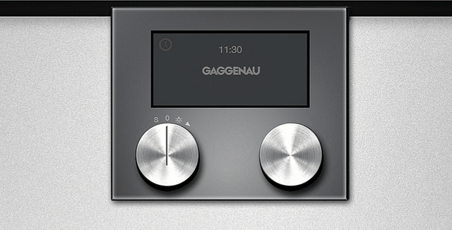 Gaggenau 200 Series 24" Stainless Steel Electric Built In Single Steam Oven 1