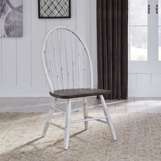 Liberty Furniture Windsor White Side Chair - Set of 2-3