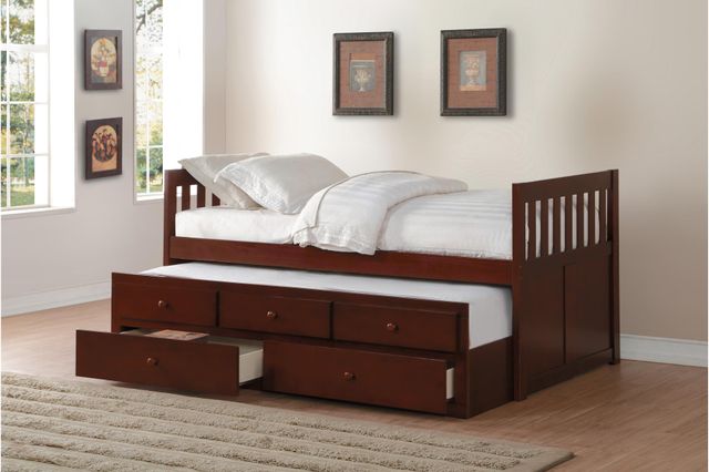 Homelegance® Rowe Twin/Twin Trundle Bed-0