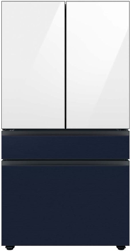 Samsung Bespoke 36" Navy Steel French Door Refrigerator Bottom Panel 3