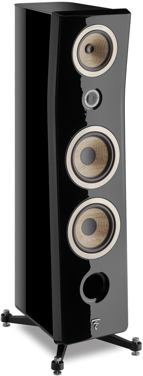 Focal® N°3 Black High Gloss/Black Matte Floor Standing Speaker