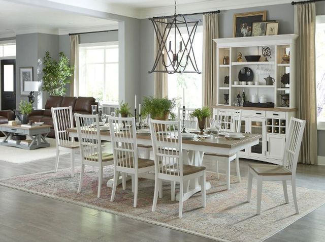 Parker House® Americana Modern Dining Cotton and Weathered Natural Dining Table 3