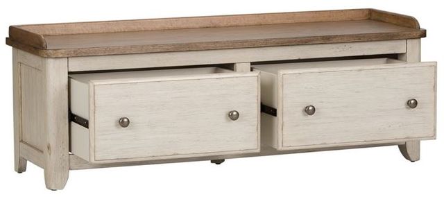 Liberty Furniture Farmhouse Reimagined Storage Hall Bench 2