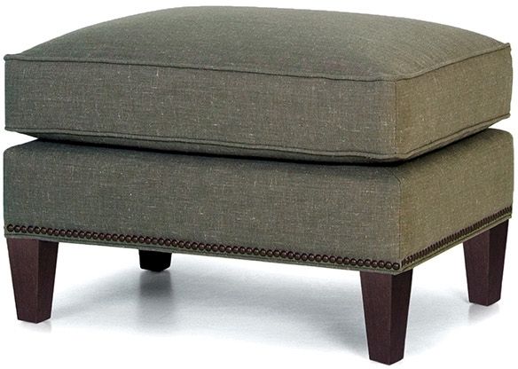 Smith Brothers 529 Collection Brown Ottoman 1