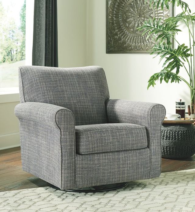 Signature Design by Ashley® Renley Ash Swivel Glider Accent Chair 7