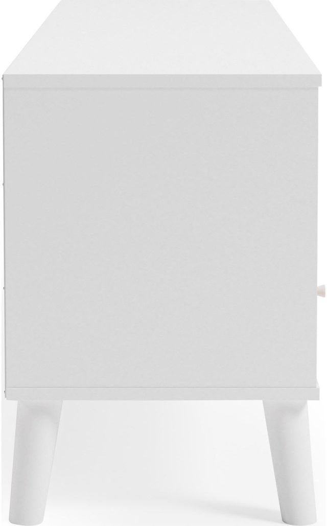 Signature Design by Ashley® Piperton Two-Tone Matte White Medium TV Stand-3