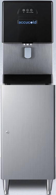 Accucold® 17" Stainless Steel Ice and Water Dispenser Cabinet-2