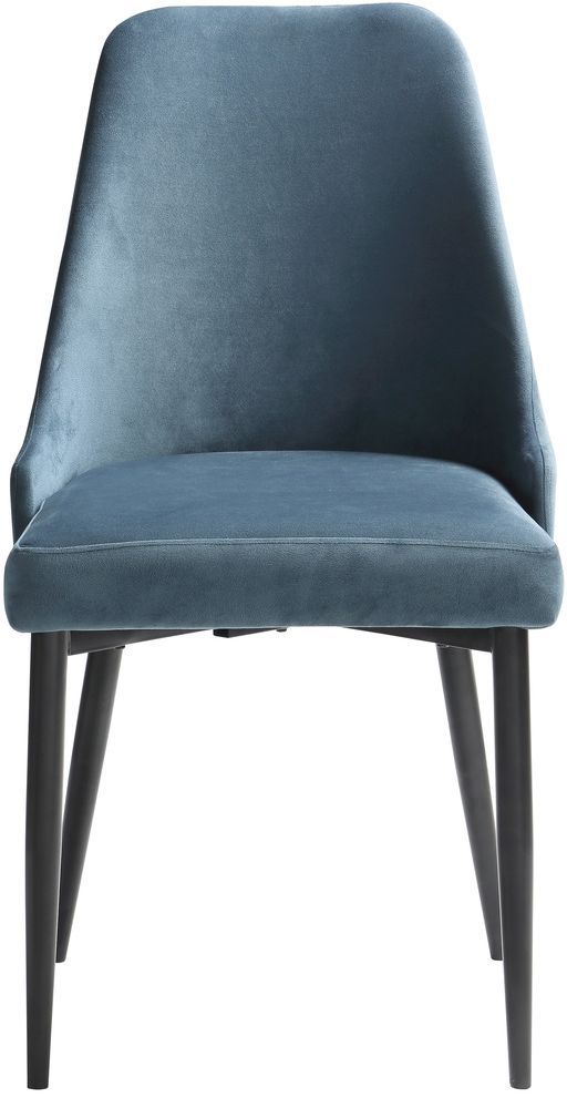 Chaise d'appoint de salle à manger de Mazin Furniture Keene - Bleu 1