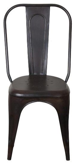 Coast2Coast Home™ 2-Piece Burnished Brown Metal Cello Chair Set 1