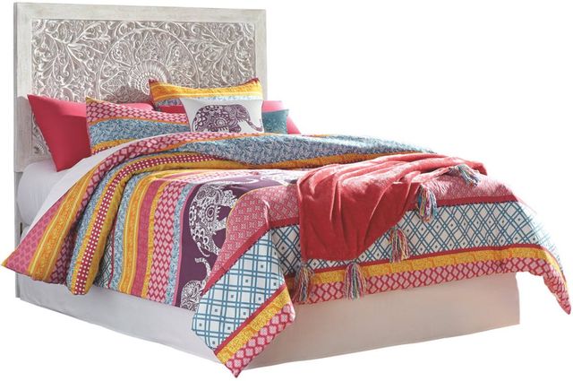Tête de lit complète double double Paxberry, blanc, Signature Design by Ashley® 2
