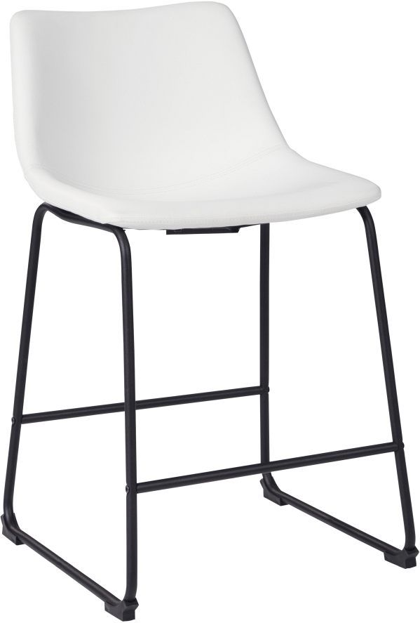 Signature Design by Ashley® Centiar White Counter Height Stool 0