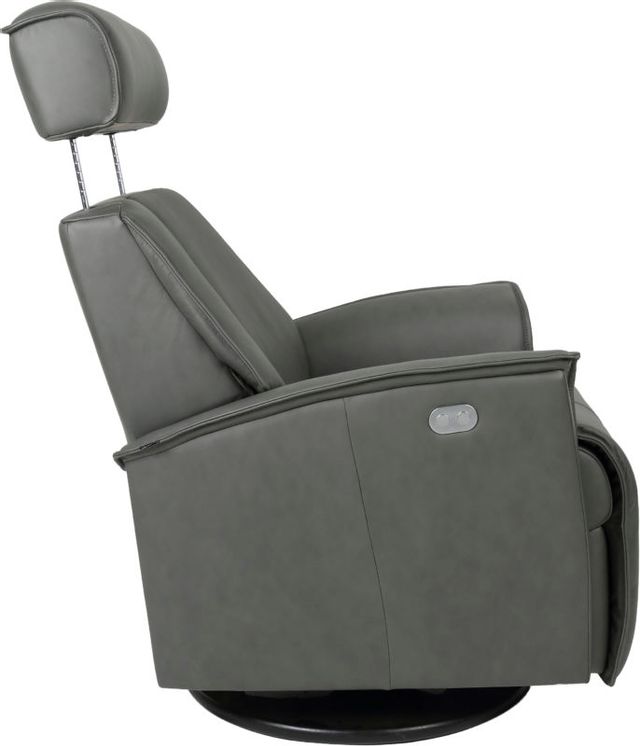 Fjords® Relax Venice Grey Small Dual Motion Swivel Recliner 8