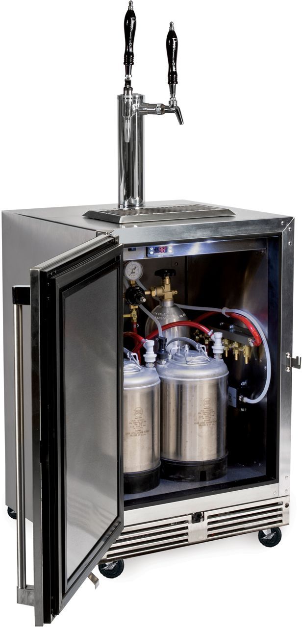 Perlick® 5.2 Cu. Ft. Stainless Steel Beer Cooler/Kegerator-1
