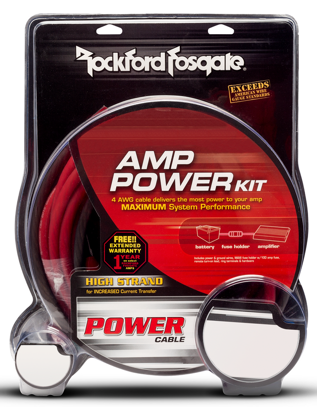 Rockford Fosgate® 10 AWG Power & Signal Installation Kit