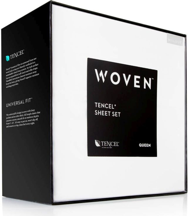 Malouf® Woven™ Tencel™ Opal Split Queen Sheet Set 9